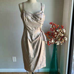 Retrospec'd Clothing Lou Anne Gold Dress Size 8